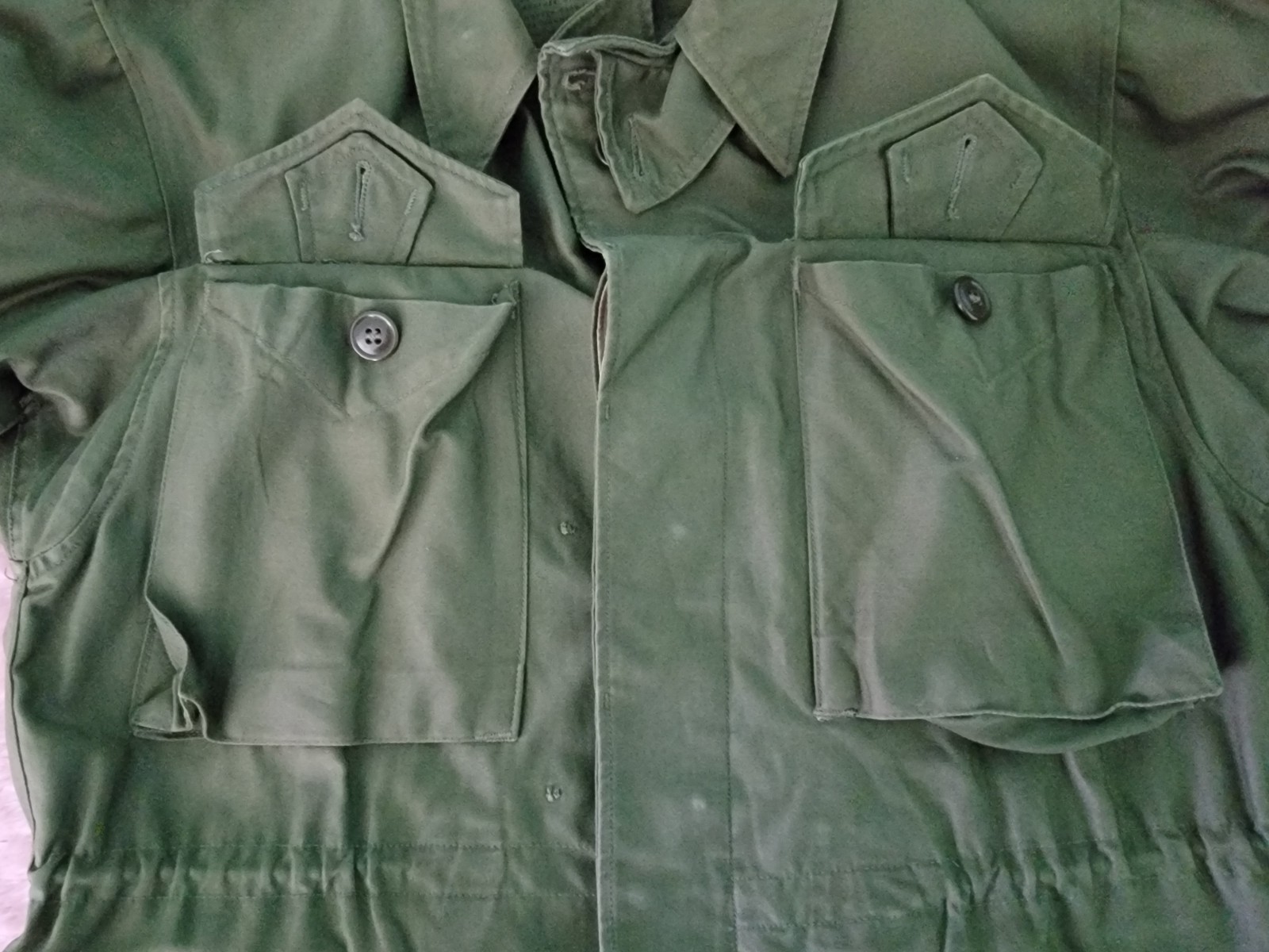 Vintage 1950s US Army Field Jacket Without Liner Size Regular Small