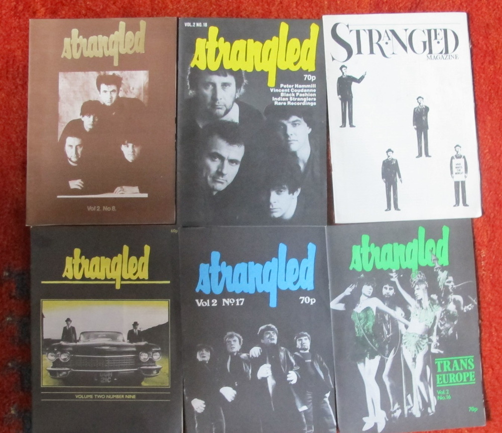 Stranglers Fanzine "Strangled" 6 issues
