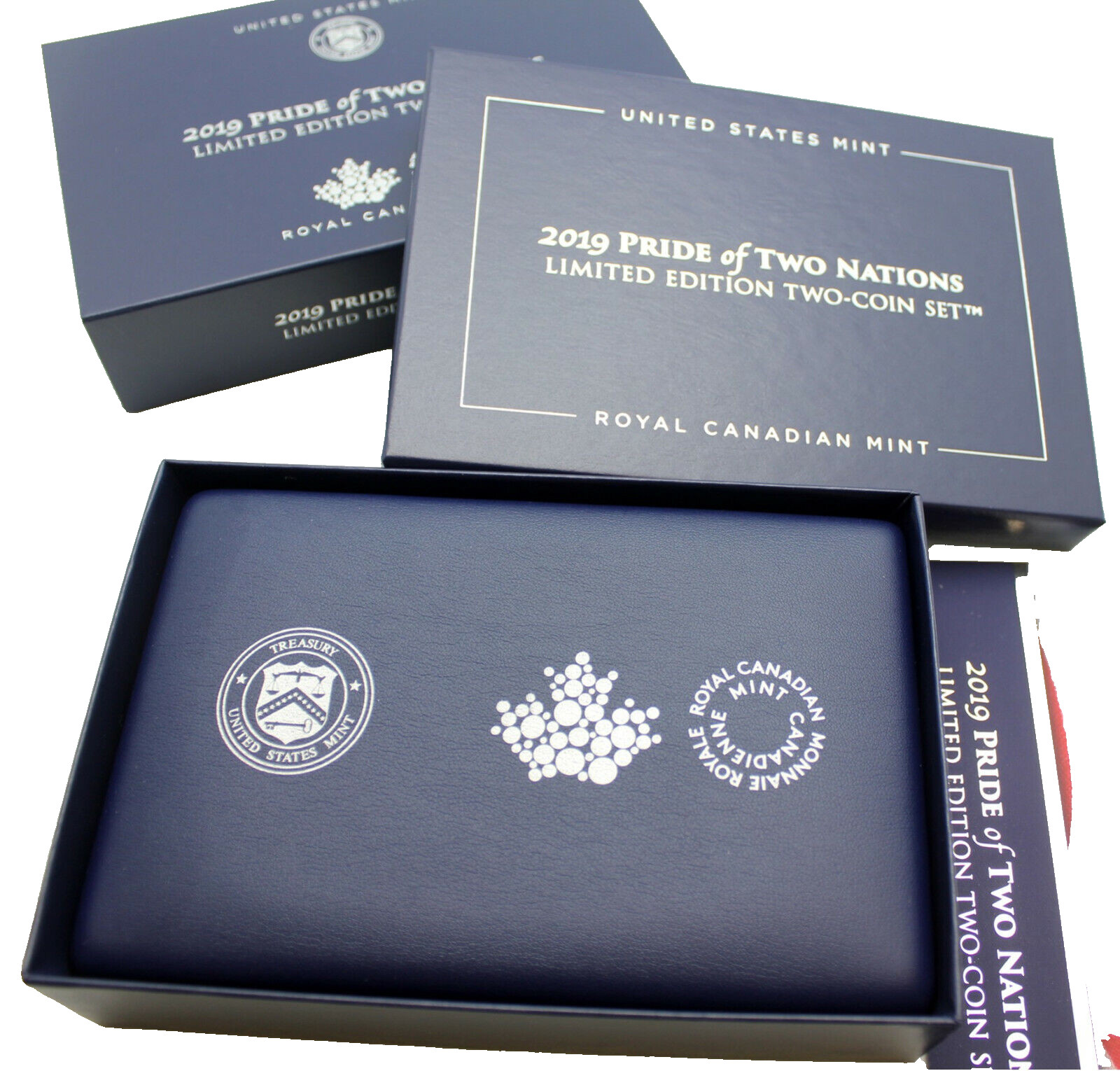 2019 Pride of Two Nations Silver American Eagle & Maple Enhanced Reverse Proof