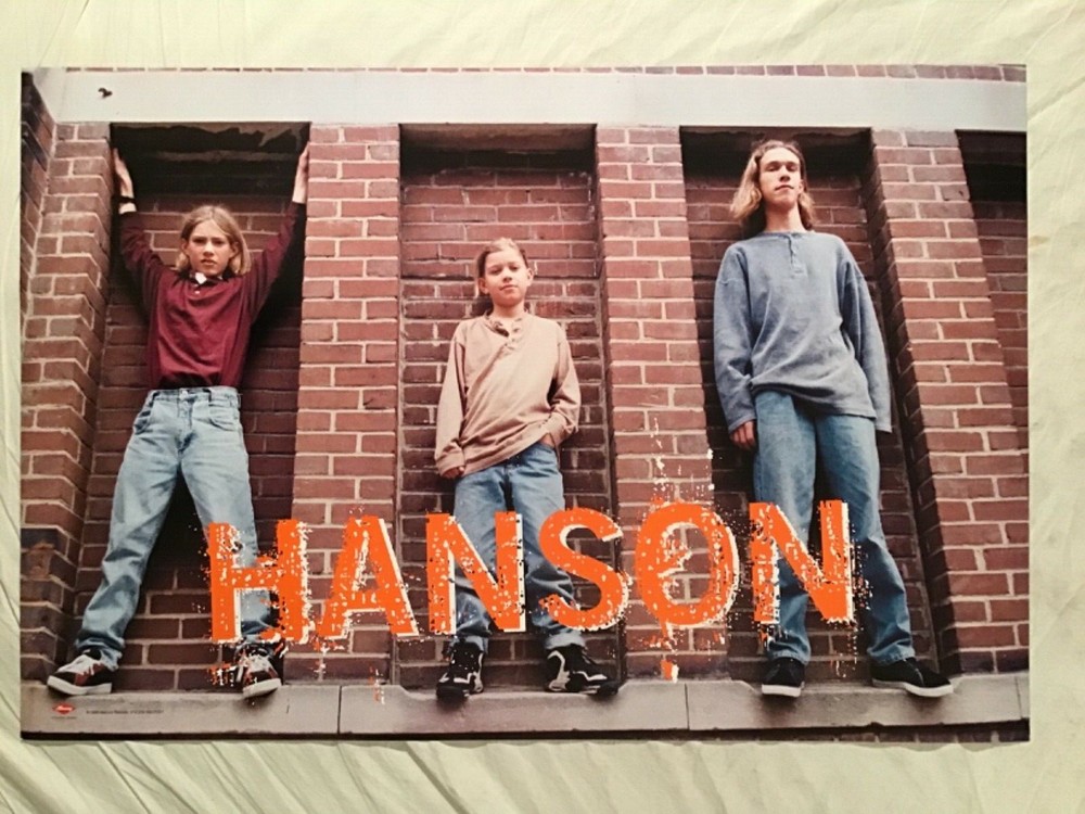 Hanson 1998 Promo Poster Two-Sided New Condition