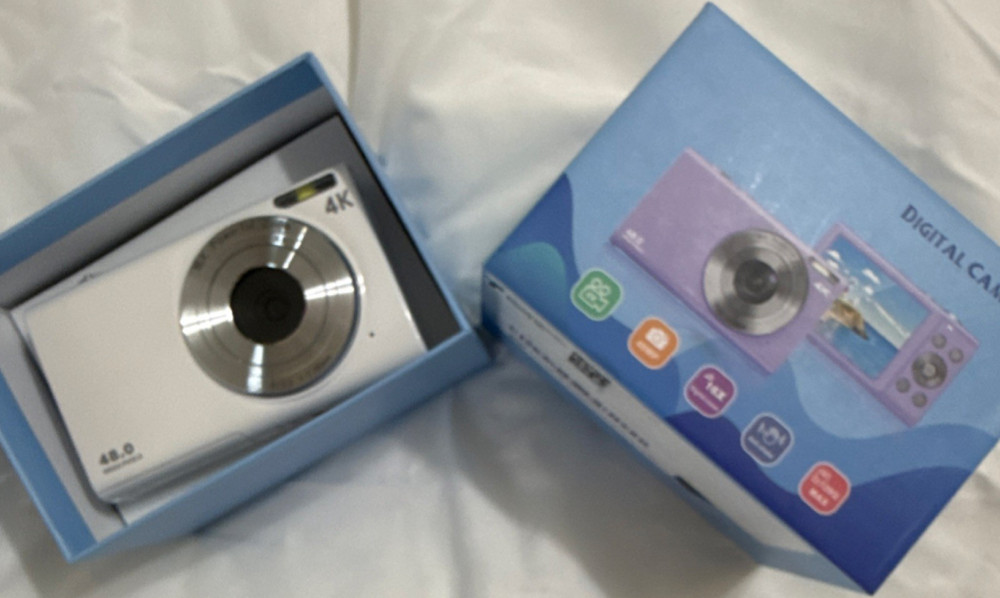 Pocket Digital Compact Digital Camera 4K Video White