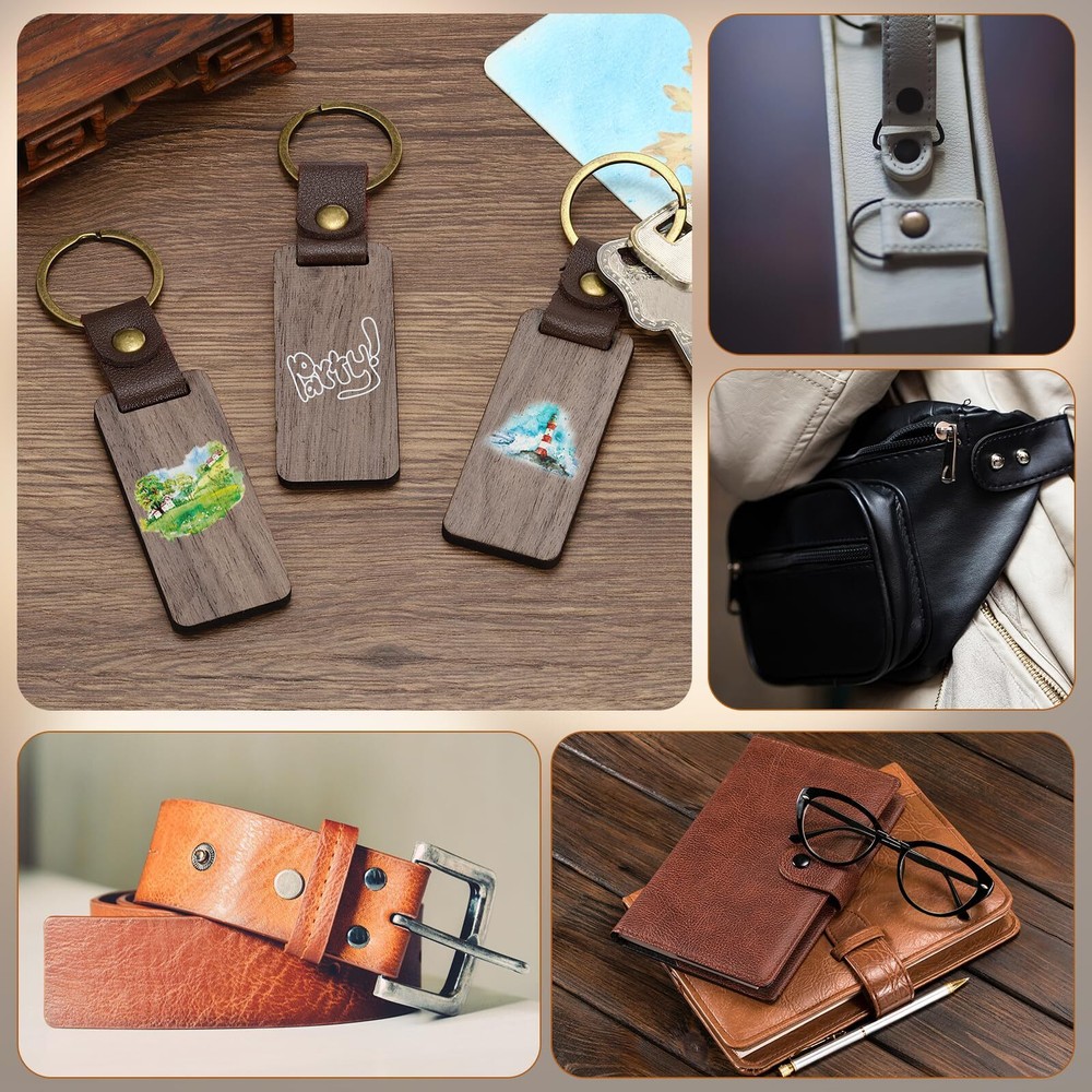 4mm Leather Rivets 50 Sets Round Button Head Studs Metal Screw Studs Posts Ch...