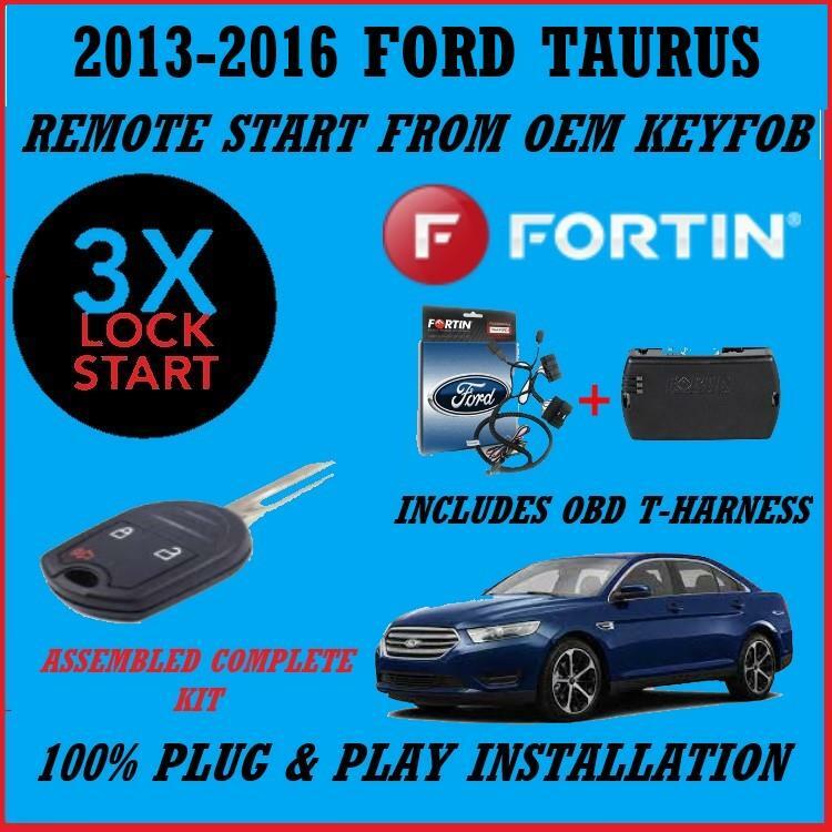100% Plug and Play Remote Start 2013-2016 Ford Taurus 3X LOCK