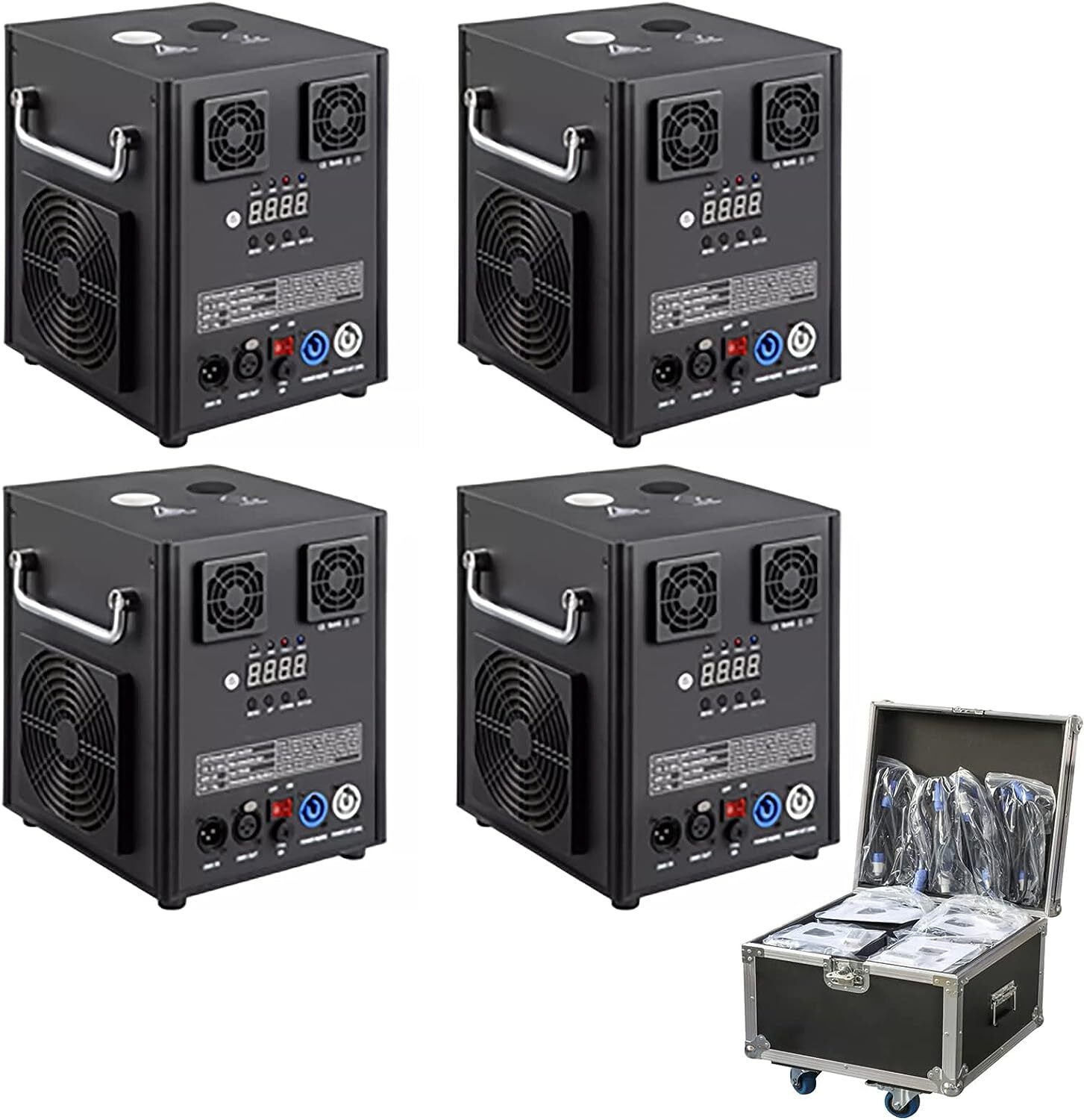 4PCS Large Cold Spark Machine 700W DMX Stage Firework Machine 6.6-9.8ft Wedding