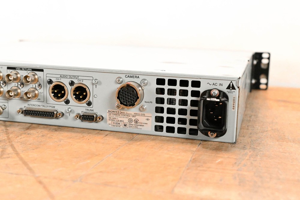 Sony HXCU-D70 Camera Control Unit for HXC-D70 HD/SD Camera CG01RAV