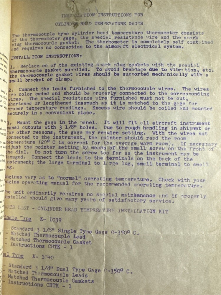 Beechcraft Service Letter 1959 Beechcraft Collection