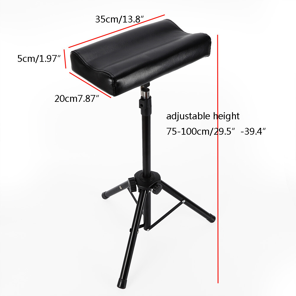 Tattoo Table Station – 360° Rotatable Armrest with U-Shaped Cushion,