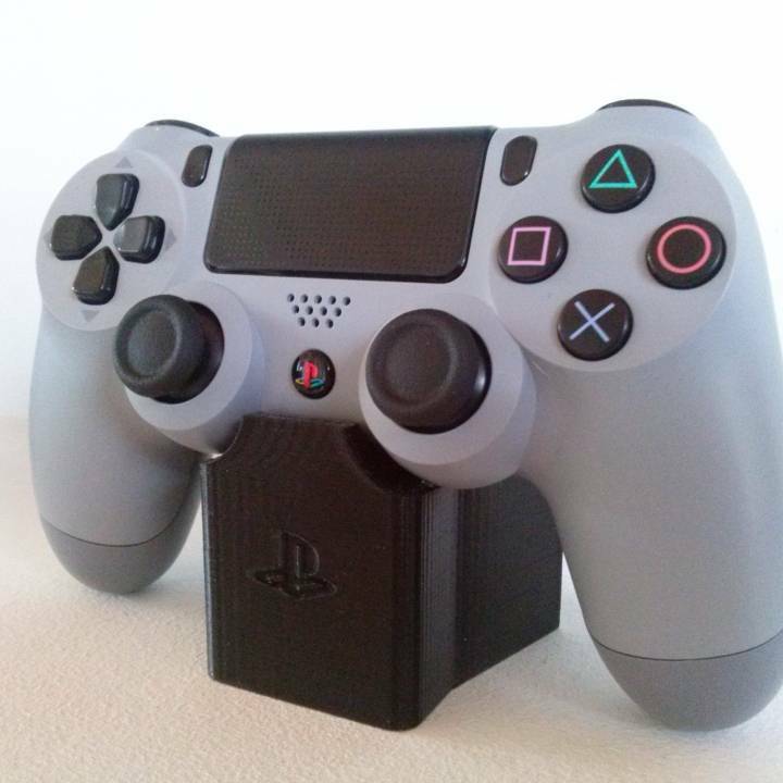 PS4 PlayStation 4 Controller Cradle Stand with Original Sony Logo Engraved