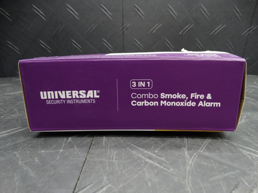 Universal Hardwired Battery Backup Combination Smoke & Carbon Monoxide Detector
