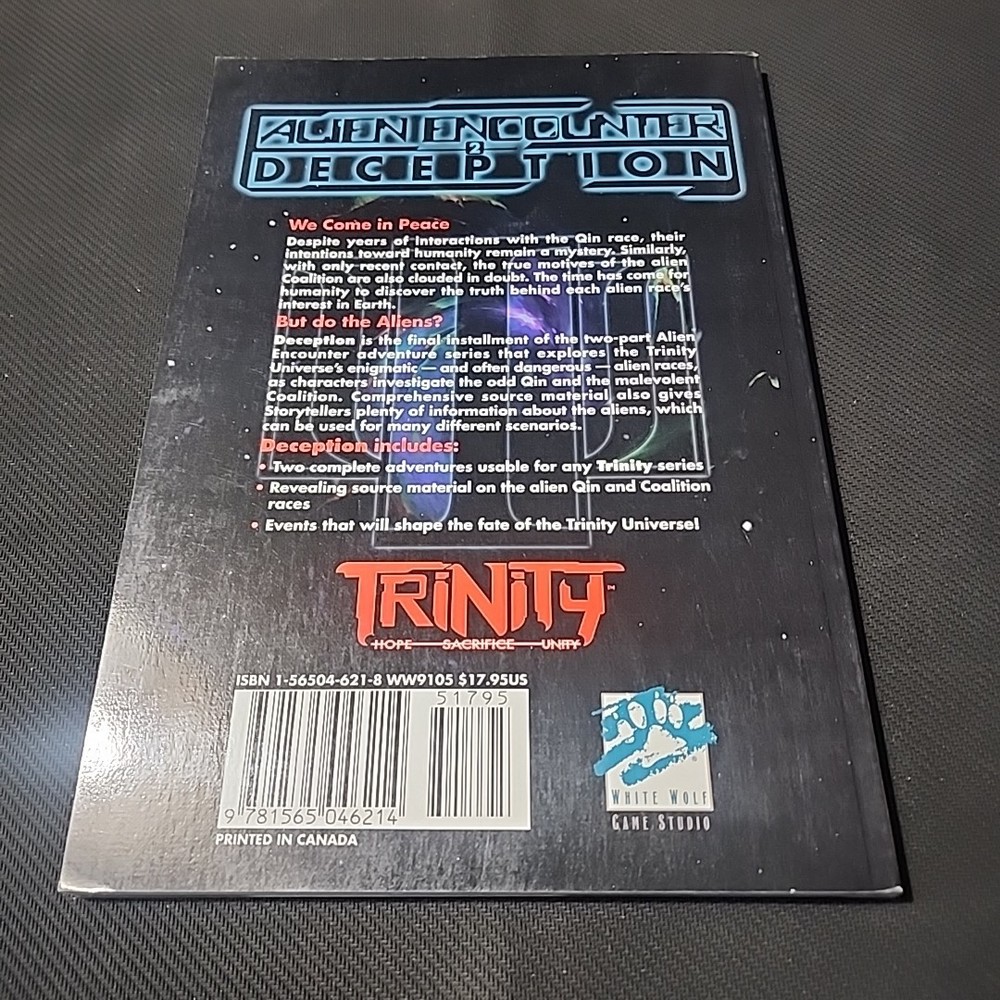 White Wolf Trinity Alien Encounter #2 - Deception VG+