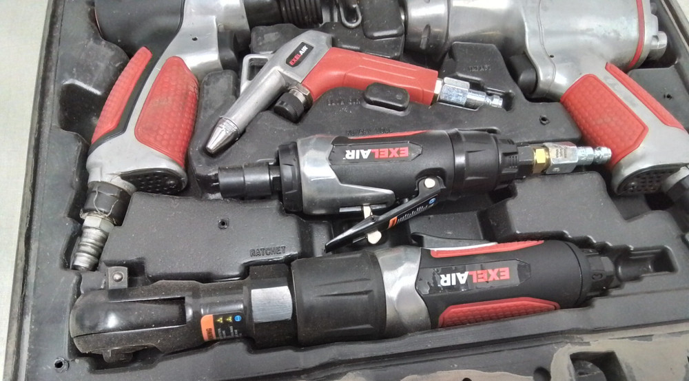 EXELAIR Professional Air Tool Accessory Kit - Read Description!