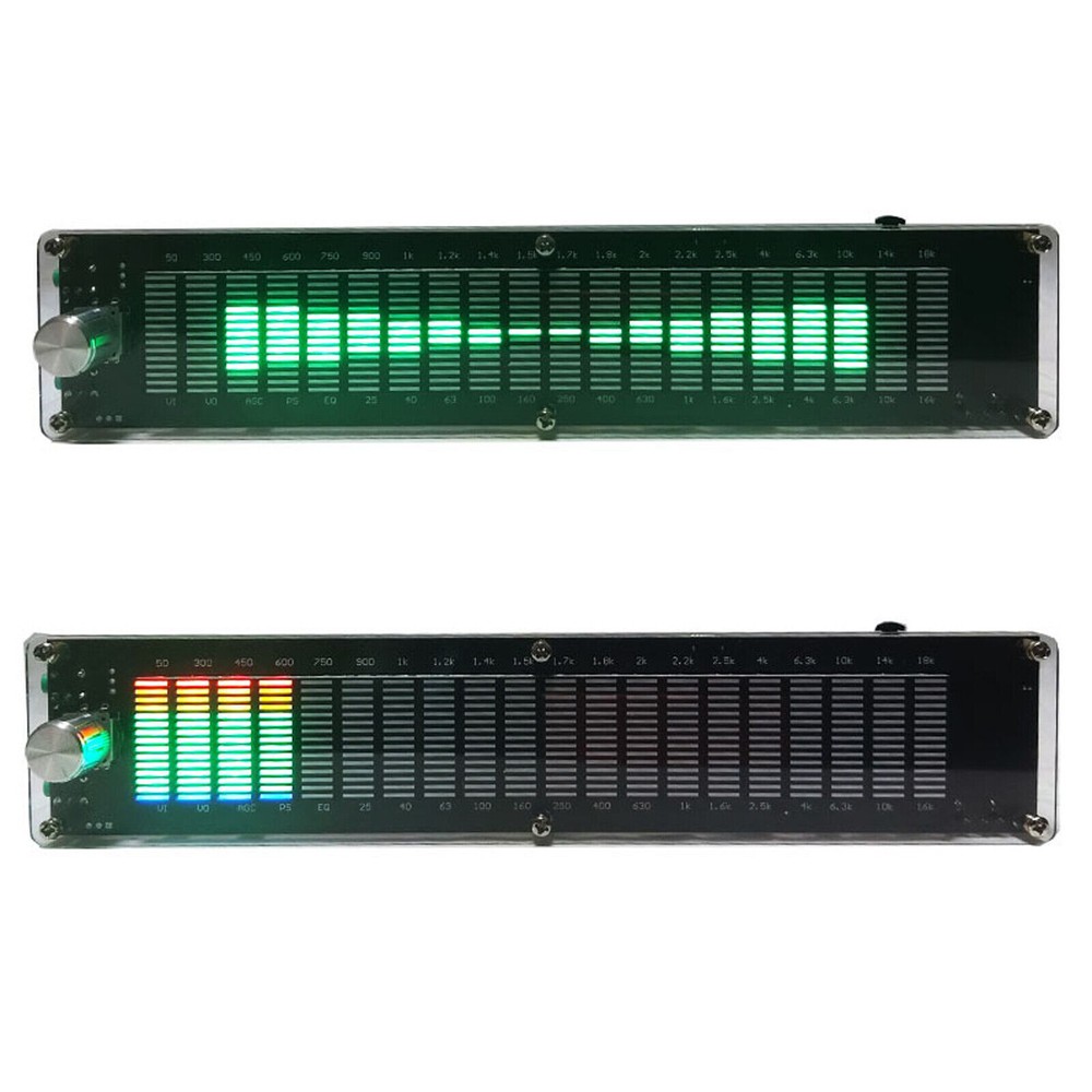 NEW VU Music Spectrum LED Level Display Amplifier Meter Indicator Desktop Decor
