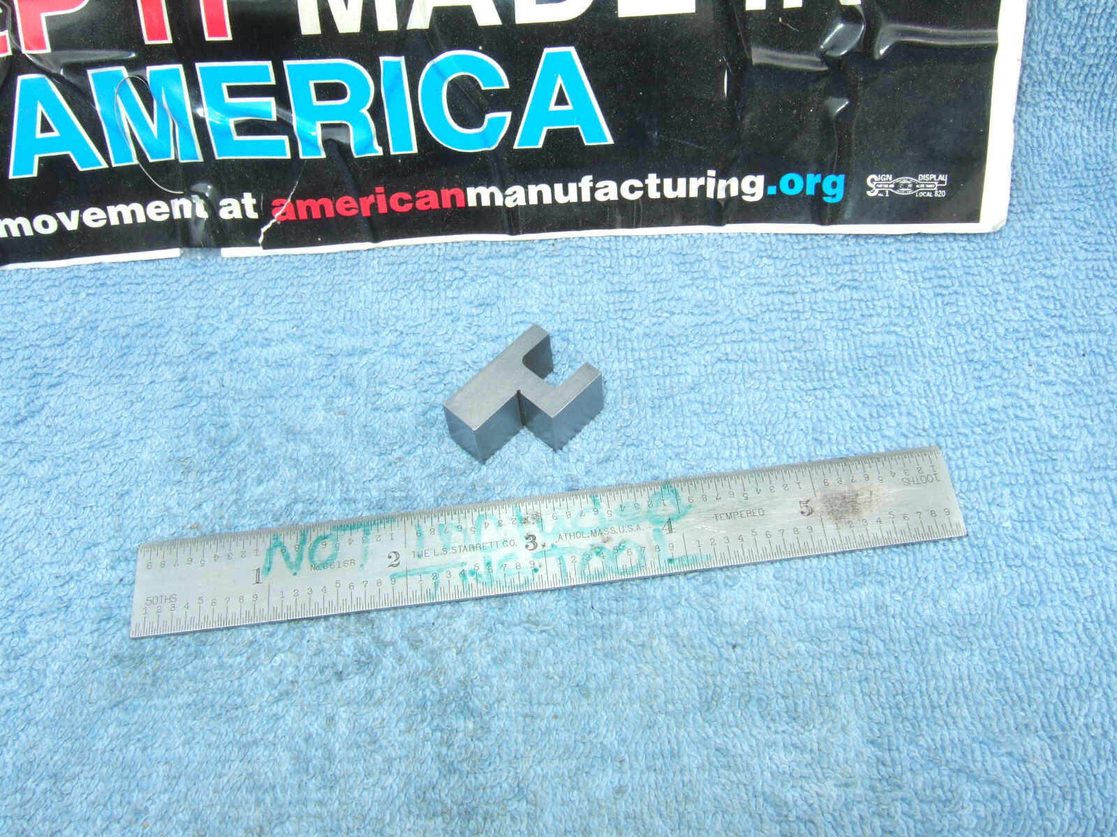 CHAIR SINGLE EDGE FINDER (1) NOT MAGNETIC USED TOOLMAKER MACHINIST VERY CLEAN ZA