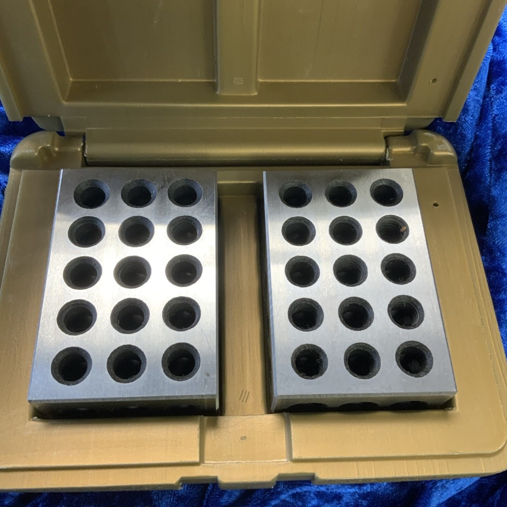 Accupro 1-2-3 Block Kit Precision Machinist Block Set in Case
