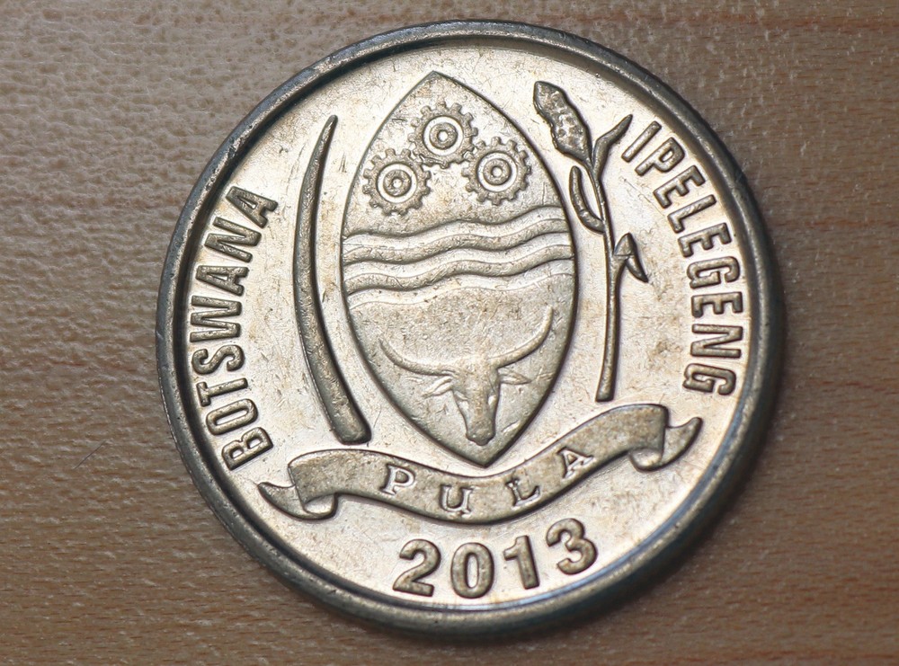 2013 Botswana 10 Thebe Oryx Gazella