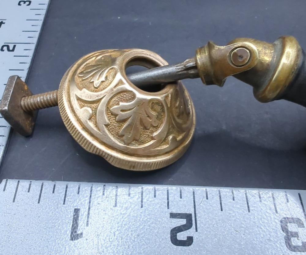 RARE ANTIQUE TEARDROP WALNUT EBONIZED VICTORIAN PULL PRICED PER PULL BEAUTIFUL