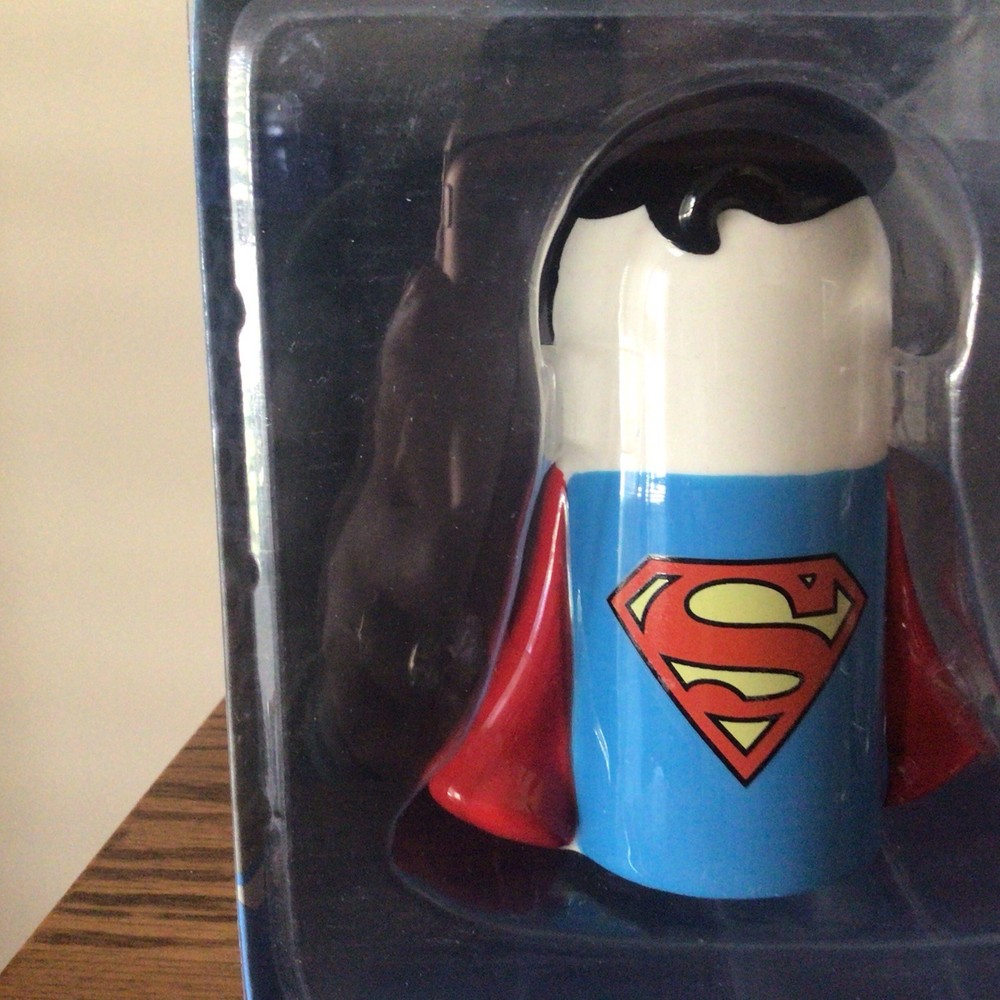 DC Comics Stylized Superman vs Lex Luthor Salt & Pepper Shakers