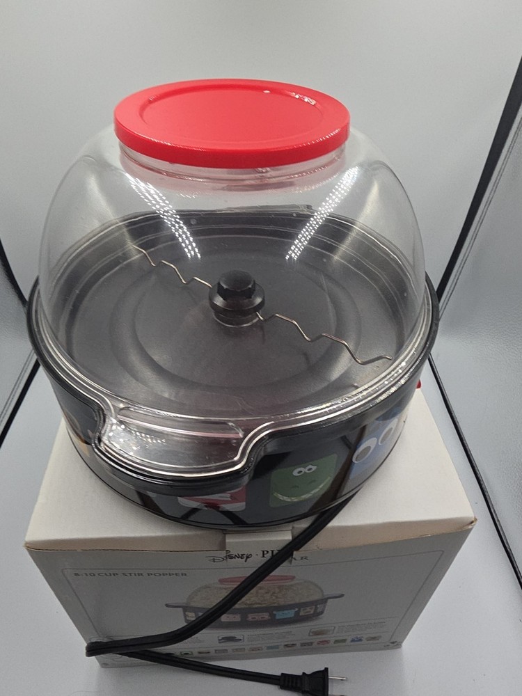 Disney Pixar 8-10 Cup Stir Popper Popcorn Maker