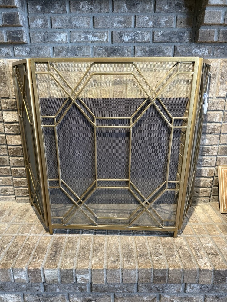 Uttermost Rosen Gold Fireplace Screen - 18707