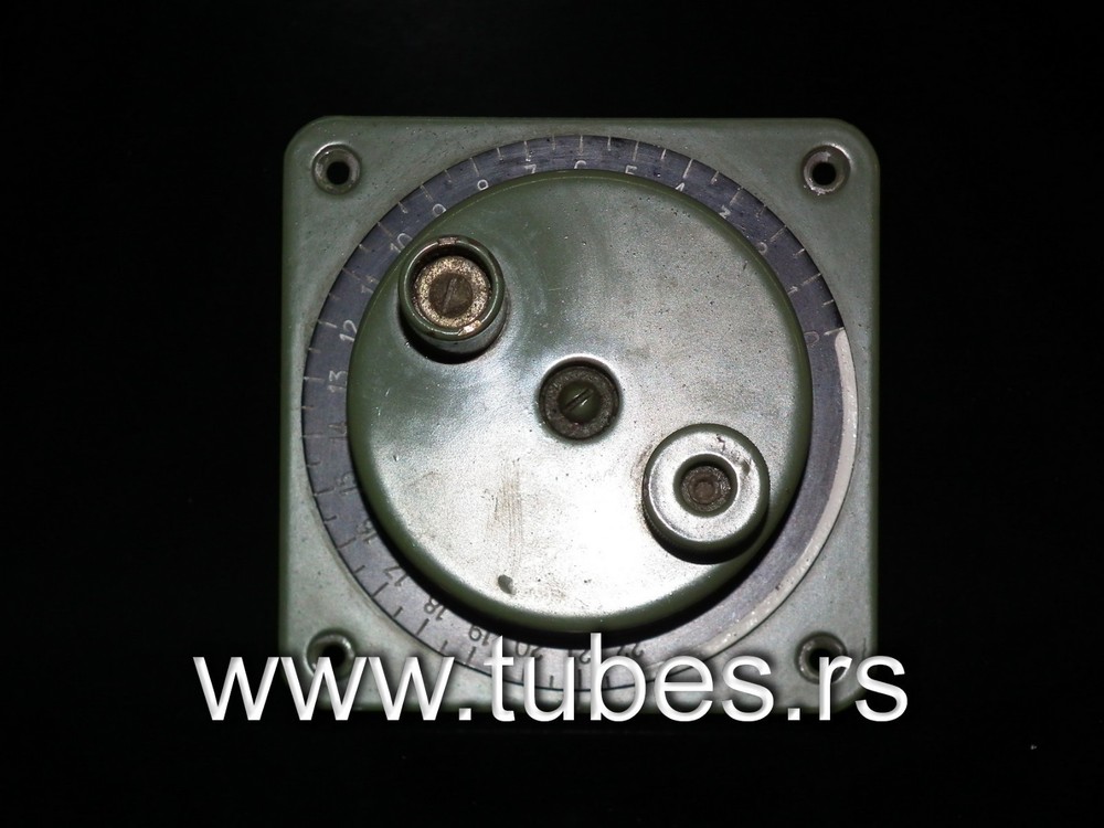 Large Vernier Dial Control Knob HF LINEAR AMPLIFIER Antenna Coupler from 60s