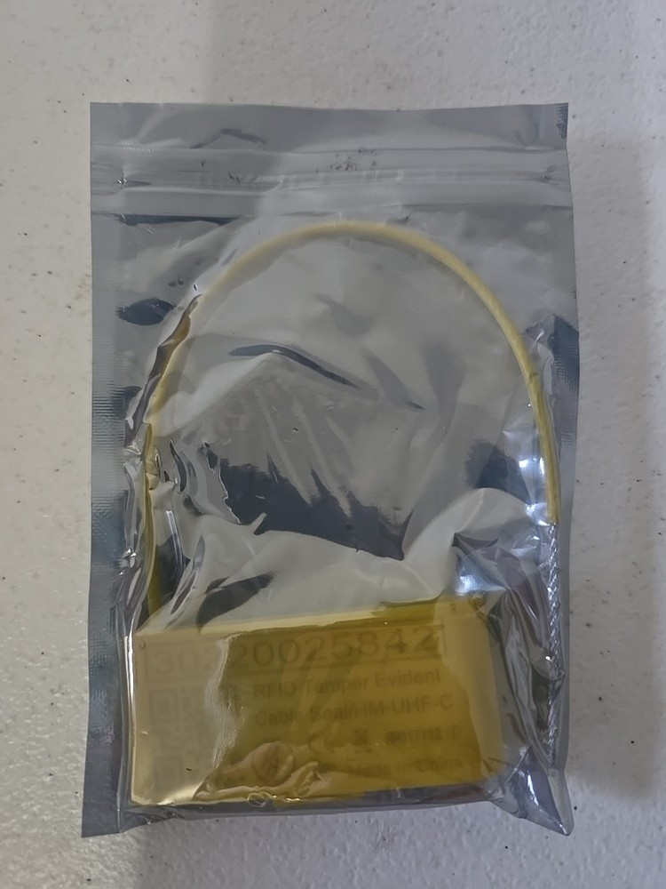 100ct. New RFID Tamper Evident Security Cable Sealed Tags
