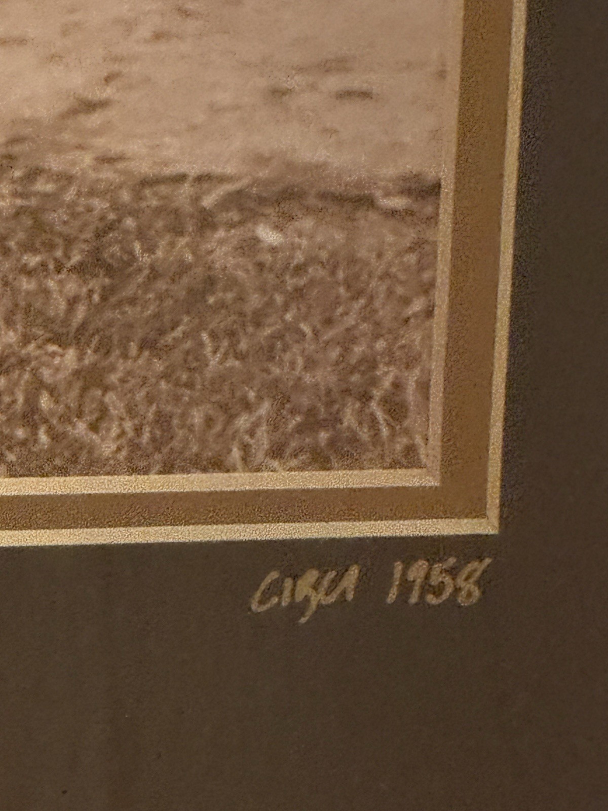 Orlando Cepeda Personally Owned 1958 SF Giants Photo Autographed Framed Display