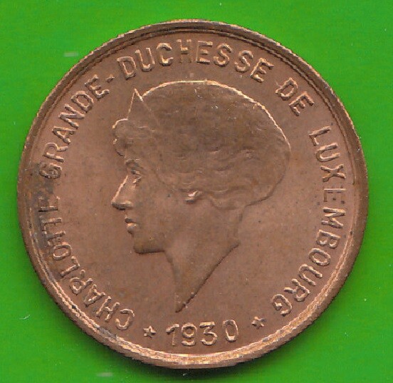 Luxembourg 5 Centimes 1930 Almost Uncirculated Great Condition nswleipzig
