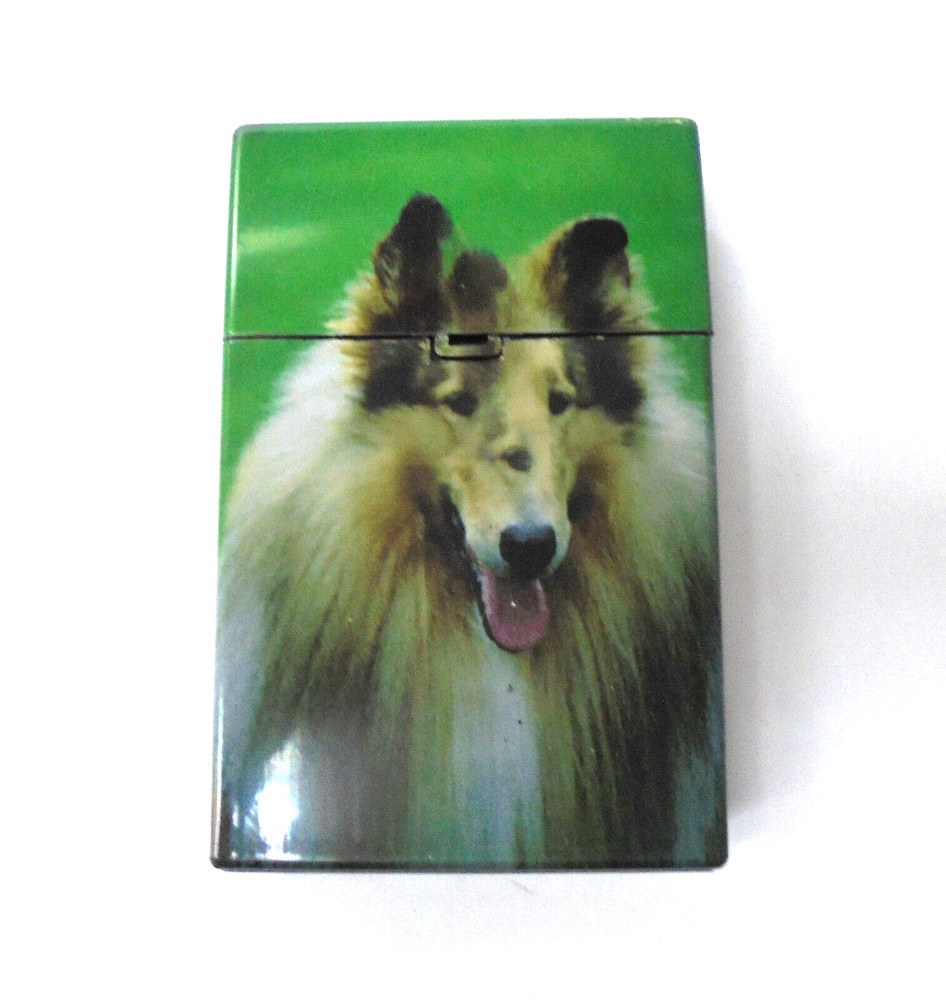 Eclipse Dog Hard Plastic Crushproof Cigarette Case, 2ct, Kings, 3116D10Dog