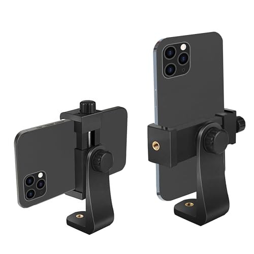 Phone Holder/Vertical and Horizontal Tripod Mount Adapter Rotatable Bracket