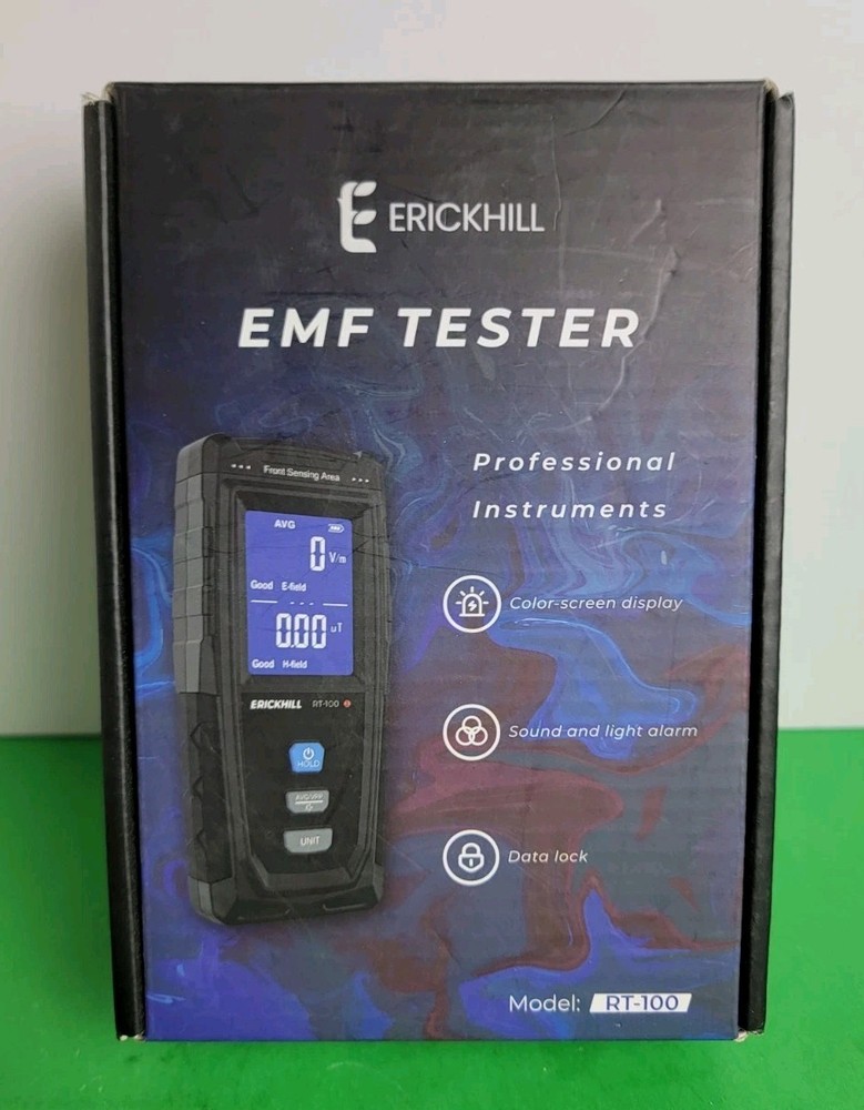 Erickhill Rechargeable EMF Tester Electromagnetic Radiation Tester - RT-100