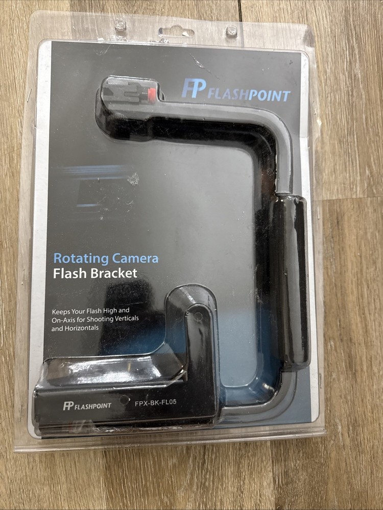 New in Packaging FP FPX-BK-FL05 Flashpoint Rotating Camera Flash Bracket