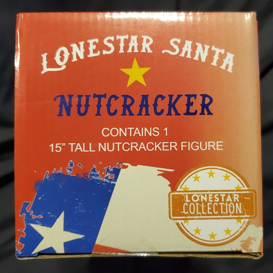 Texas Lonestar Santa Nutcracker - 15 Inch