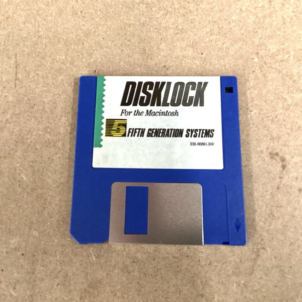 Fifth Generation Systems Security Software Program Disklock