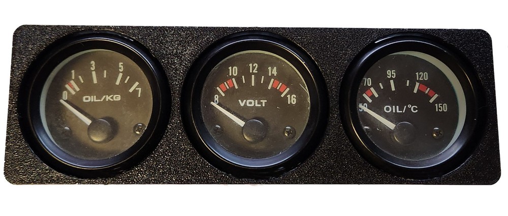 Holder for round instruments ø52 mm suitable for Golf 1 with tittentachometer boost pressure