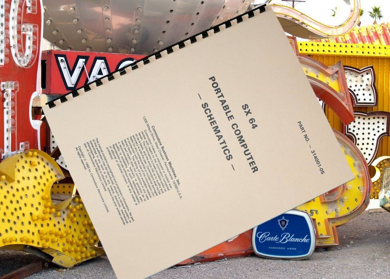 COMMODORE SX 64 Portable Computer Schematics Manual SX64