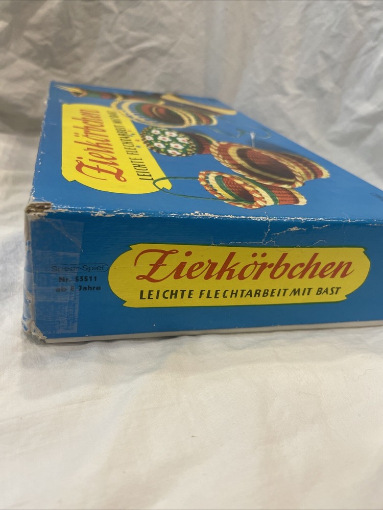 Vintage German Knit Work Basket Kit