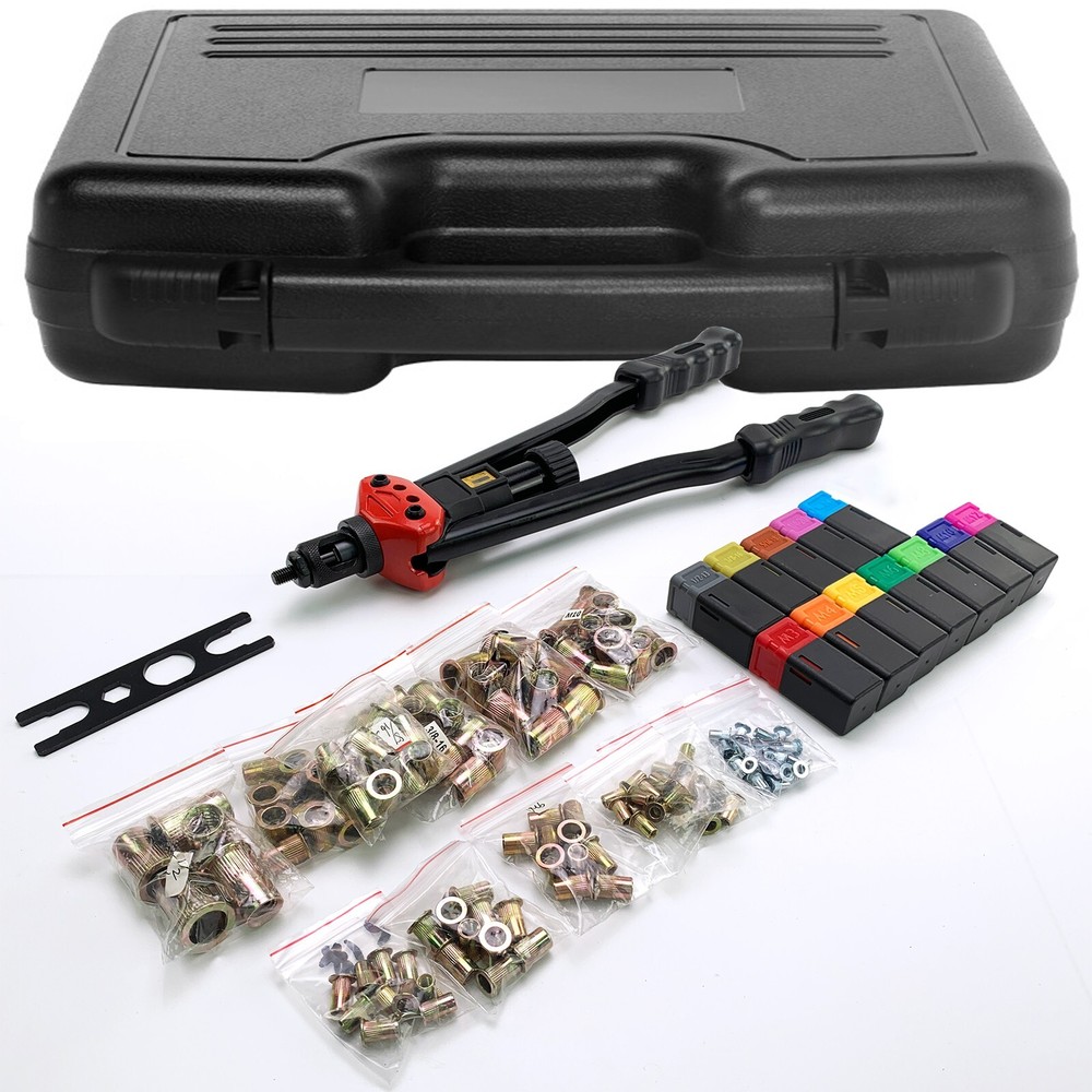 Rivet Nut Gun Kit Rivnut Setting Tools Nut Setter Tool Hand Blind Riveter 16"