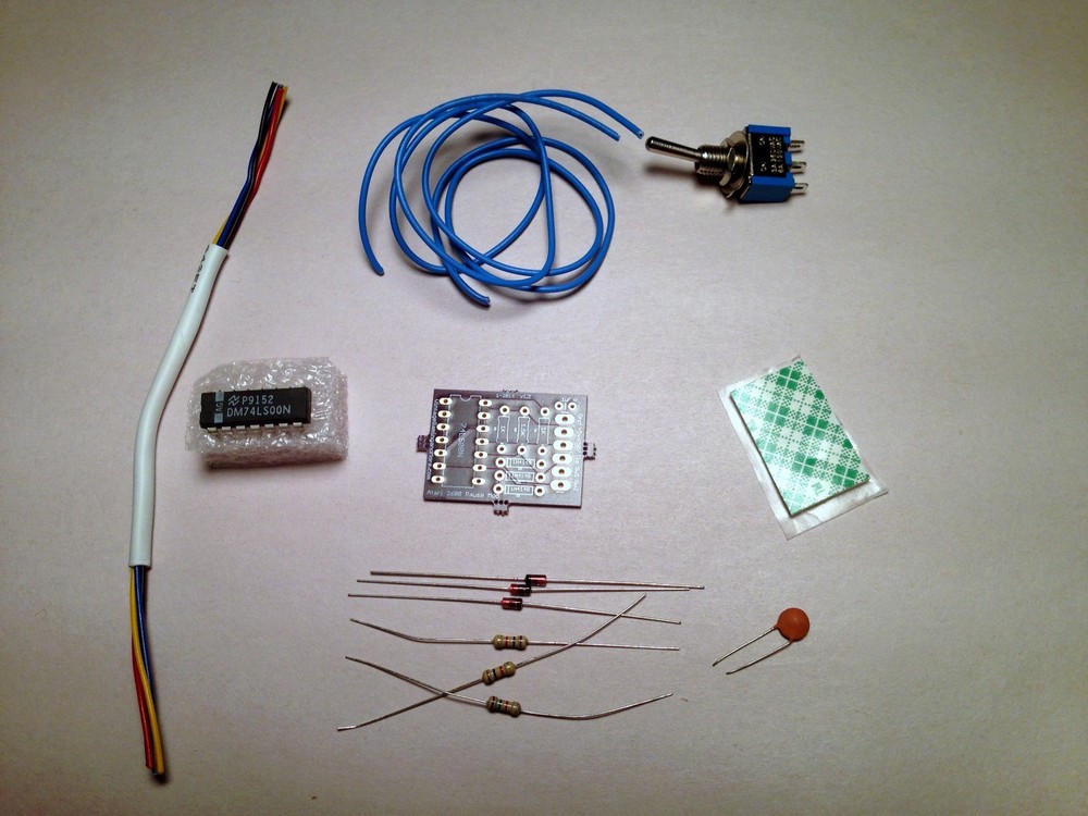 Atari 2600 Pause Mod Upgrade Kit - DIY - Unassembled