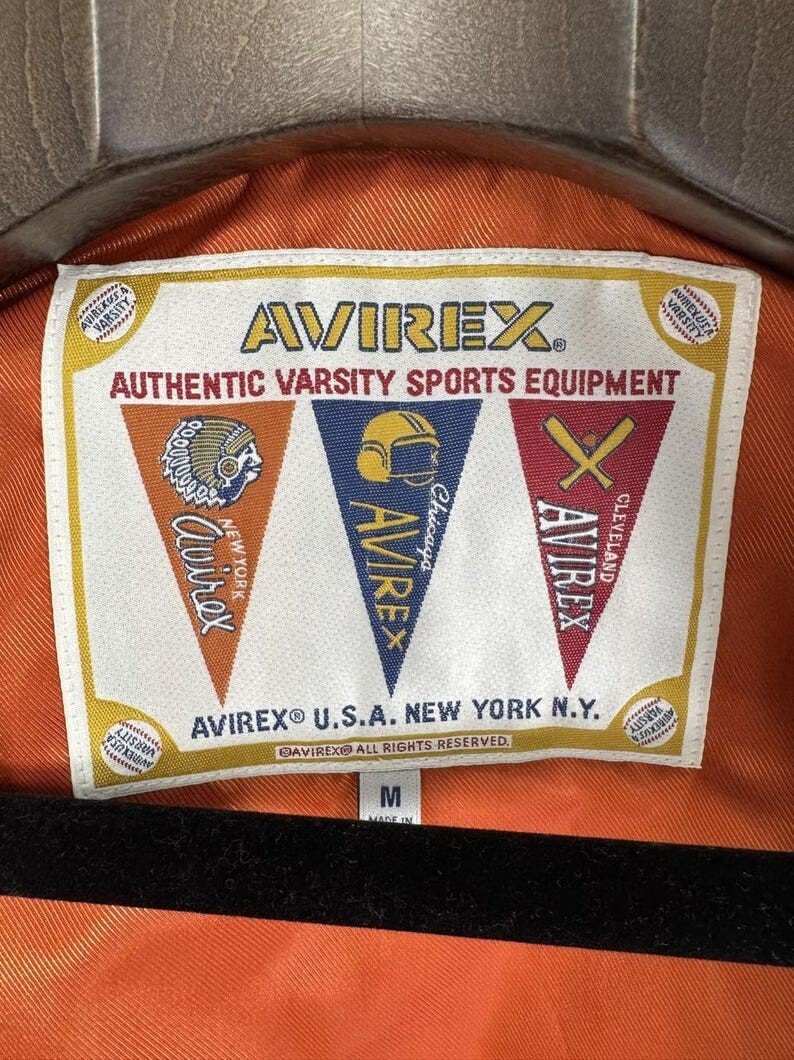 Avirex x KITH Knicks Varsity Jacket NBA New York Cream Bomber Limited Edition