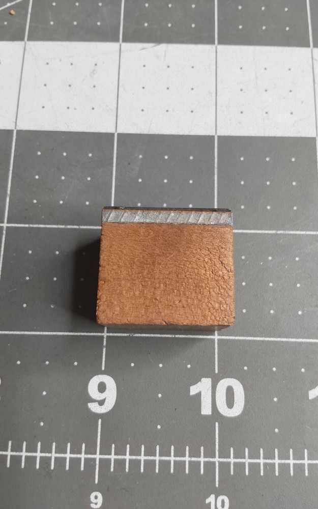 Copper Printing Plate Lehigh Valley Anthracite Printers Block