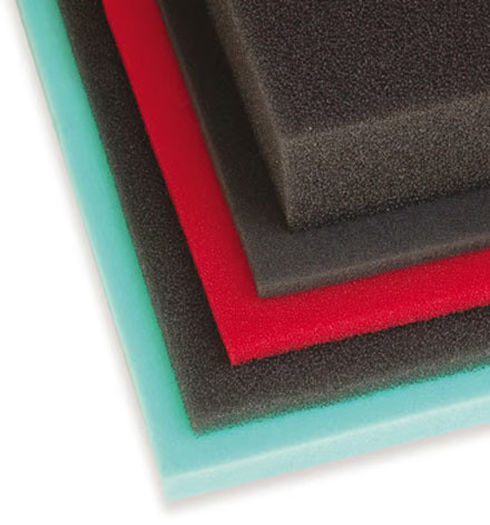 Uni Bulk Fine Foam Filter (65 PPI) - 12in. x 16in.x 5/8in. - Green Motorcycle