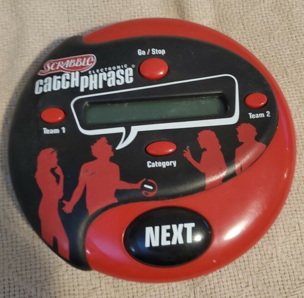 Electronic Scrabble Game Lot, Catch Phrase and Scrabble Flash