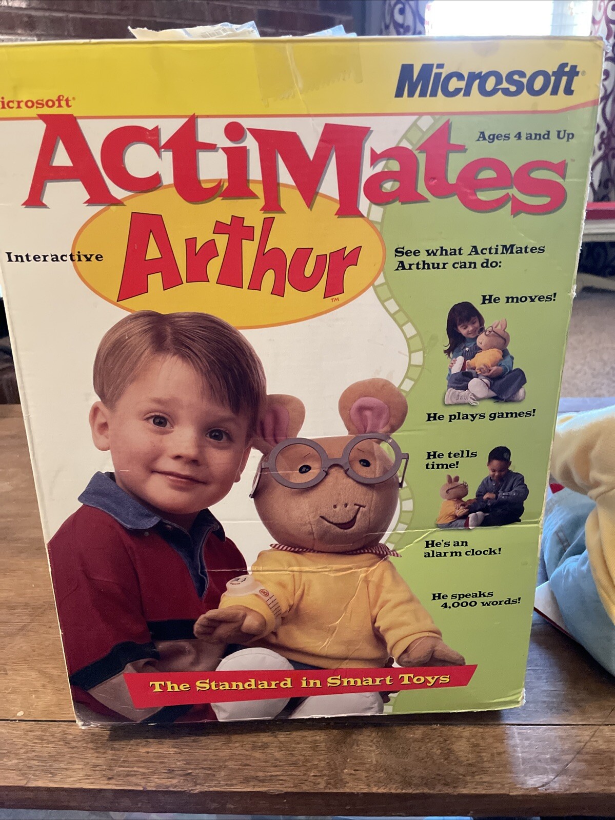 1998 Microsoft Actimates ARTHUR Interactive Talking Plush Toy 22”, Tested