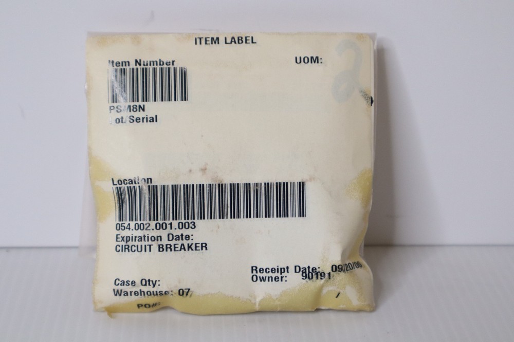 KLIXON PSM8N Circuit Breaker (2 Available)