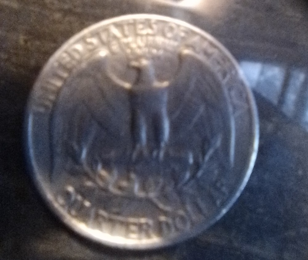 1967 Quarter Ring Around Inside Rim, Strike Errors, Off Center