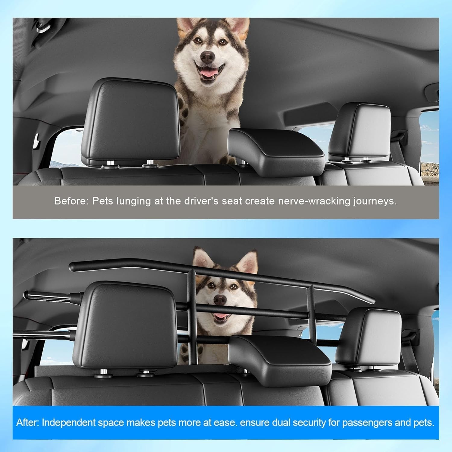 For 2025 Toyota 4Runner Dog Car Barrier Dog Gate Pet Barrier Replacement