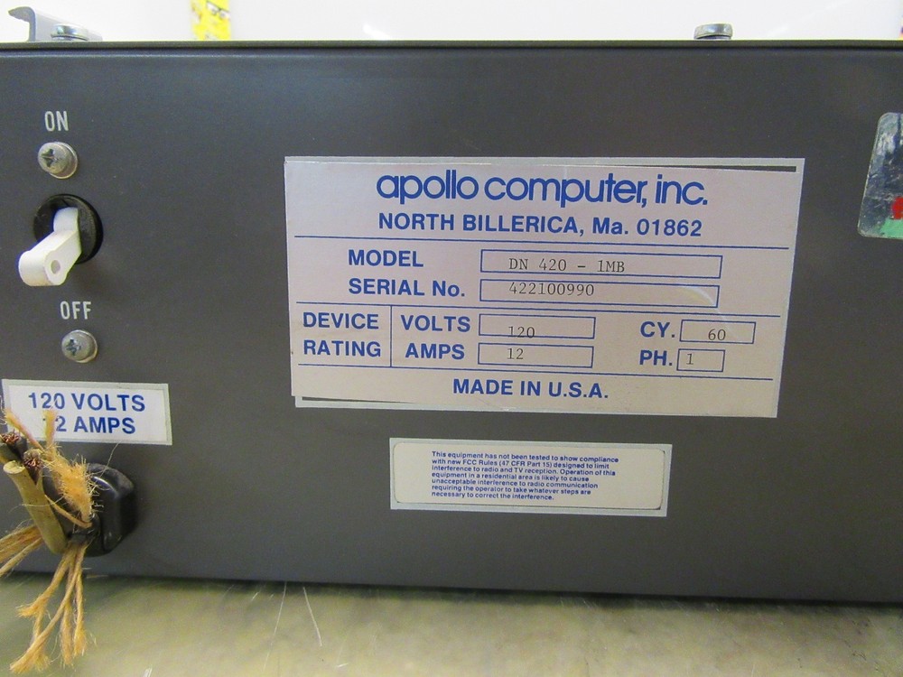 vintage Apollo computer dn420-1mb power supply module [3*D-20]