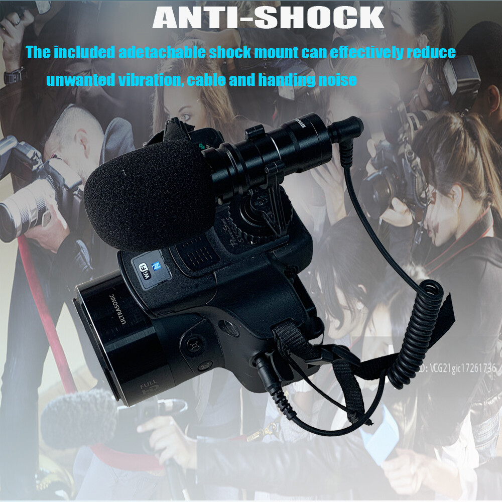 Universal Camera Microphone Condensor for Nikon Canon DSLR Camera PC Android Mic