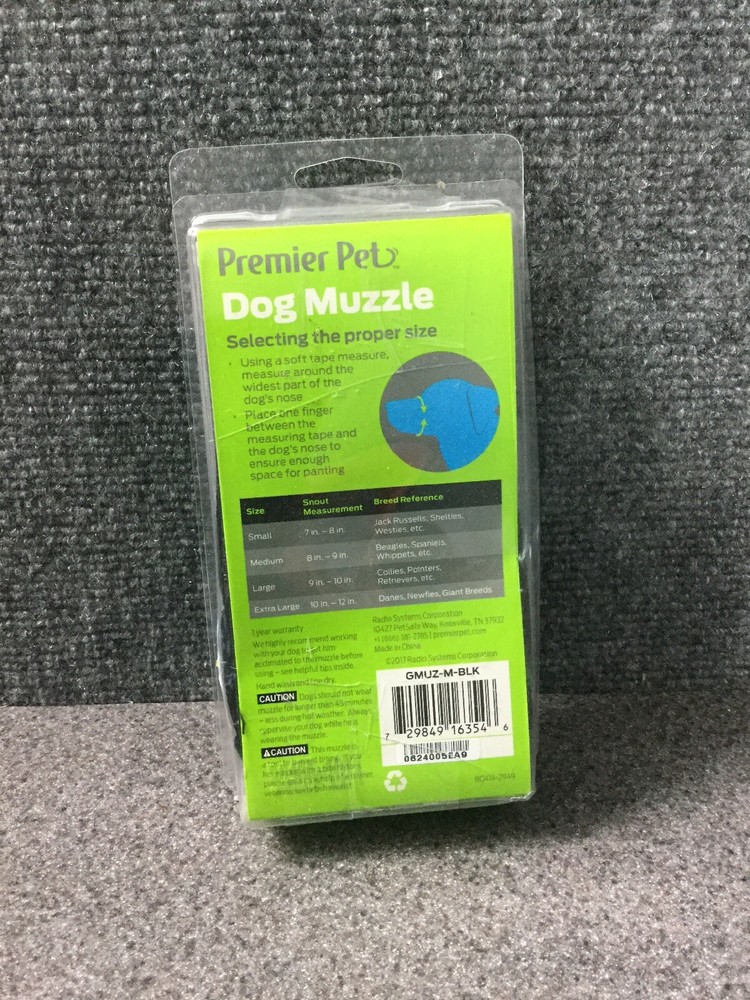Premier Pet Dog Muzzle Medium M24B