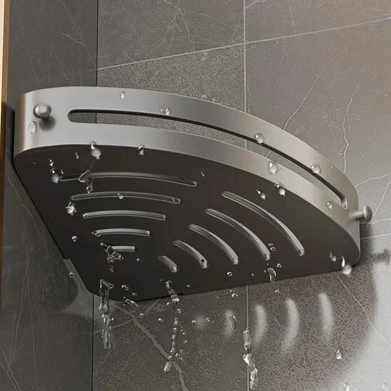 3 Tier Corner Shower Caddy Shelf Bathroom Corner Bath Storage Holder with 6 Hook